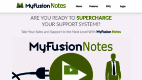 What Myfusionnotes.com website looked like in 2020 (4 years ago)