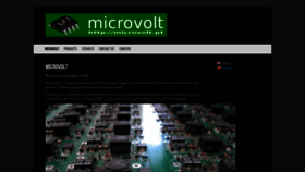 What Microvolt.pt website looked like in 2020 (4 years ago)