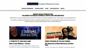 What Mepro-music.com website looked like in 2020 (4 years ago)