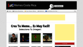 What Memescostarica.com website looked like in 2020 (4 years ago)
