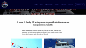 What Marinetransportationservices.com website looked like in 2020 (4 years ago)