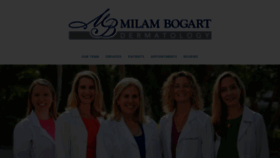 What Milambogartderm.com website looked like in 2020 (4 years ago)