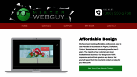 What Misterwebguy.com website looked like in 2020 (4 years ago)