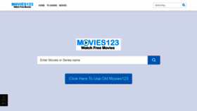 What Movies1234.xyz website looked like in 2020 (4 years ago)