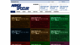 What Mangaspoiler.com website looked like in 2020 (4 years ago)