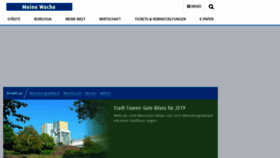 What Meine-woche.de website looked like in 2020 (4 years ago)