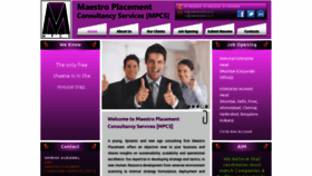 What Maestrojobs.co.in website looked like in 2020 (4 years ago)
