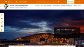 What Muscatairport.co.om website looked like in 2020 (4 years ago)