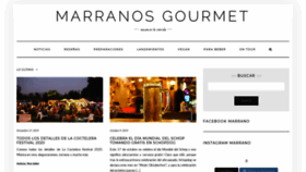 What Marranosgourmet.com website looked like in 2020 (4 years ago)
