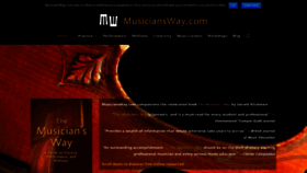 What Musiciansway.com website looked like in 2020 (4 years ago)
