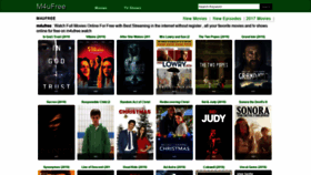 What M4ufree.cc website looked like in 2020 (5 years ago)