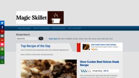 What Magicskillet.com website looked like in 2020 (4 years ago)