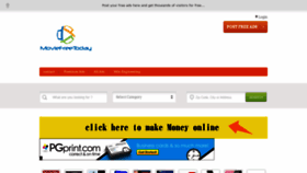 What Moviefreetoday.com website looked like in 2020 (4 years ago)