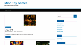 What Mindtoygames.com website looked like in 2020 (4 years ago)