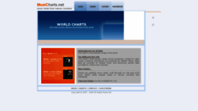What Musicharts.net website looked like in 2020 (4 years ago)
