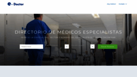 What Medicos-ecuador.com website looked like in 2020 (4 years ago)
