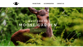 What Moosegarden.com website looked like in 2020 (4 years ago)