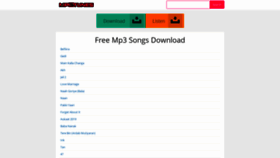 What Mp3tuns.net website looked like in 2020 (4 years ago)
