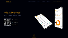 What Midasprotocol.io website looked like in 2020 (4 years ago)