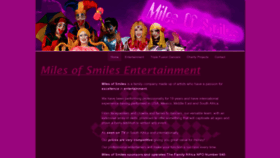 What Milesofsmilesentertainment.co.za website looked like in 2020 (6 years ago)