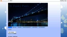 What Mrfunkypants.blogspot.com website looked like in 2020 (4 years ago)