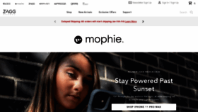 What Mophie.com website looked like in 2020 (4 years ago)
