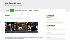 What Marlborofitness.com website looked like in 2020 (4 years ago)