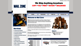 What Mailzonede.com website looked like in 2020 (4 years ago)