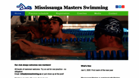 What Mmswimming.ca website looked like in 2020 (4 years ago)