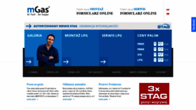What M-gas.pl website looked like in 2020 (4 years ago)