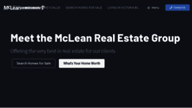 What Mcleanrealestategroup.ca website looked like in 2020 (4 years ago)