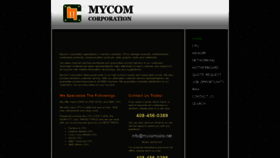 What Mycomcorp.net website looked like in 2020 (4 years ago)
