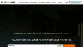 What Myhousedeals.com website looked like in 2020 (4 years ago)