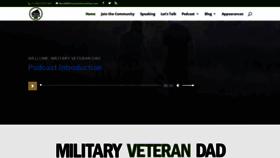 What Militaryveterandad.com website looked like in 2020 (4 years ago)