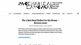 What Mechanicalcaveman.com website looked like in 2020 (4 years ago)