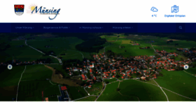 What Muensing.de website looked like in 2020 (6 years ago)