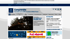 What Meteofrance.fr website looked like in 2020 (4 years ago)