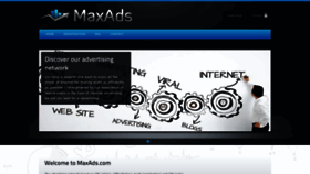 What Maxads.com website looked like in 2020 (4 years ago)