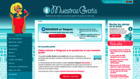 What Muestrasgratis.com website looked like in 2020 (4 years ago)