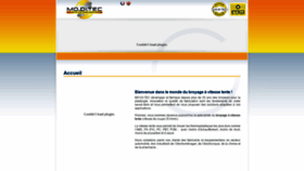 What Mo-di-tec.fr website looked like in 2020 (4 years ago)
