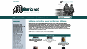 What Militaria-net.co.uk website looked like in 2020 (4 years ago)