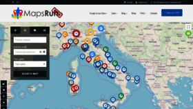 What Mapsrun.it website looked like in 2020 (4 years ago)