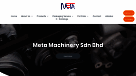What Metamachinery.com.my website looked like in 2020 (4 years ago)