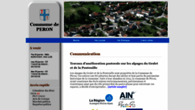 What Mairie-peron.com website looked like in 2020 (4 years ago)