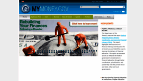 What Mymoney.gov website looked like in 2020 (4 years ago)