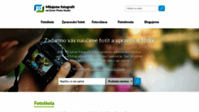 What Milujemefotografii.cz website looked like in 2020 (4 years ago)