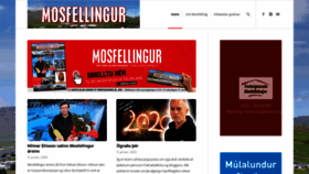 What Mosfellingur.is website looked like in 2020 (4 years ago)