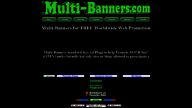 What Multi-banners.com website looked like in 2020 (4 years ago)