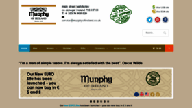 What Murphyofireland.co.uk website looked like in 2020 (4 years ago)