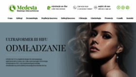 What Medesta.pl website looked like in 2020 (4 years ago)